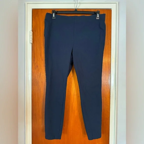 LC Lauren Conrad Women's Navy Skinny Pants - Picture 2 of 5